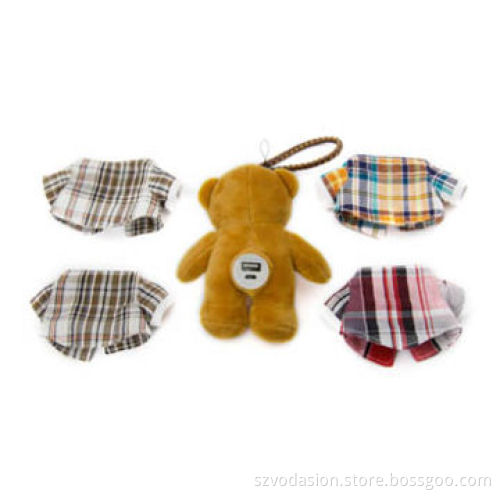 2,600mAh Cute Cartoon Bear Portable Power Banks with Real Capacity for Promotions